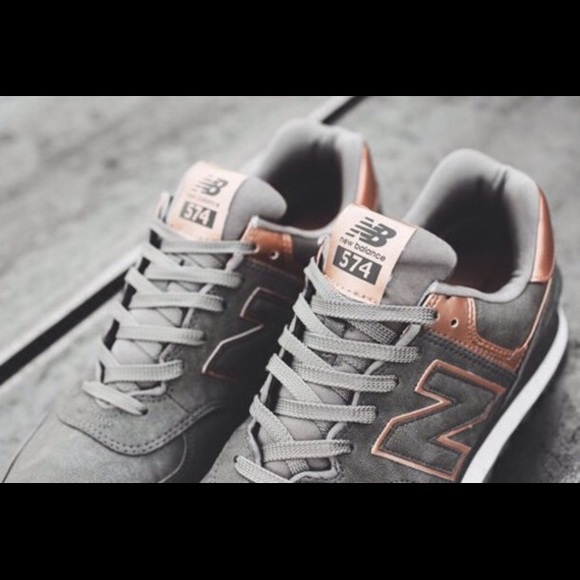 new balance rose gold and grey